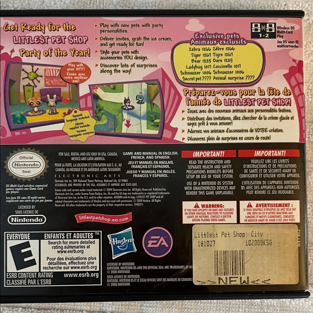 Littlest Pet Shop Friends Nintendo DS Game - Picture 4 of 4